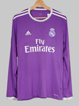 Real Madrid Away Shirt L/S 2016/17 Ronaldo 7 (M)