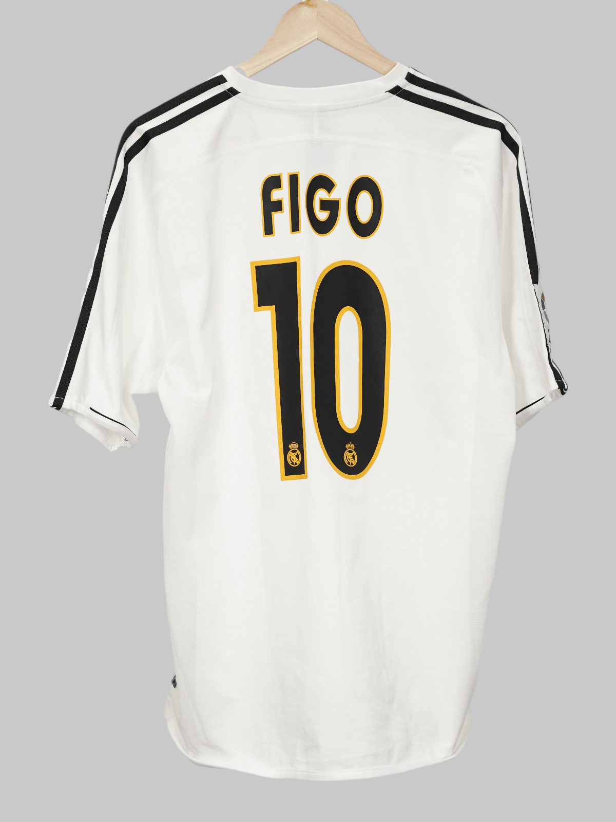 2003/04 Real Madrid Figo #10 Home Shirt (L) Adidas | First11