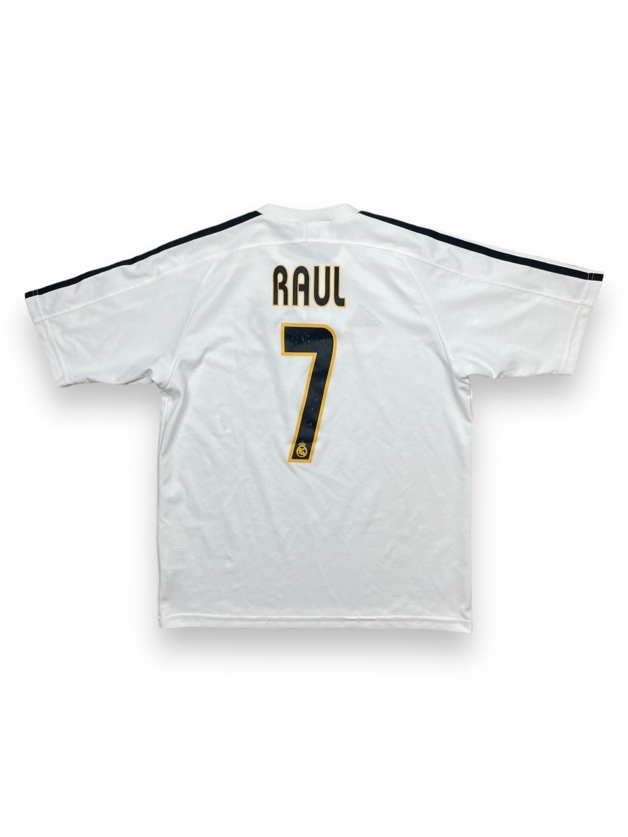 Real Madrid Home Shirt 2003/4 Raul #7 - 7/10 - XL Kids