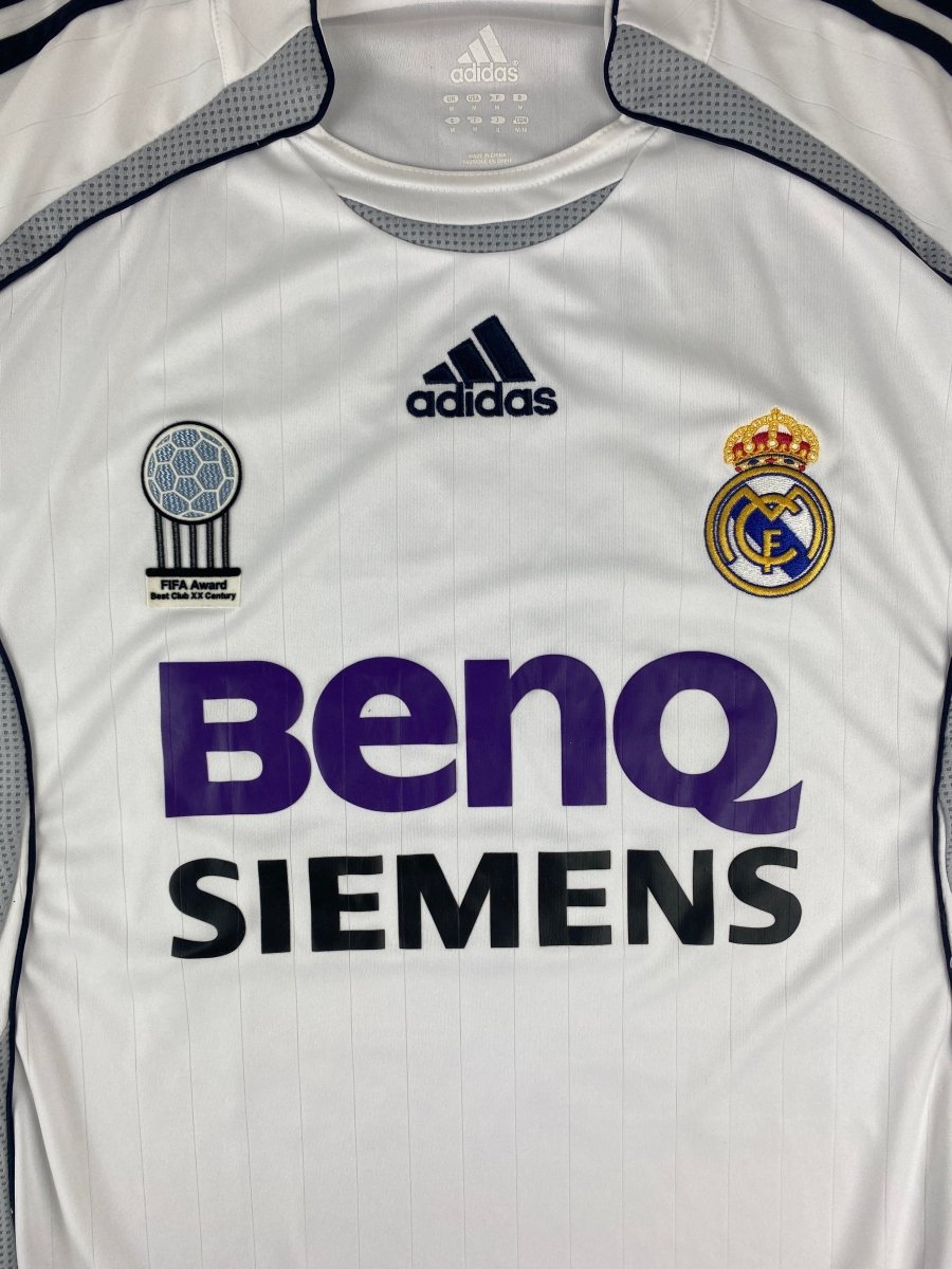 Real Madrid Home Shirt 2006/07 Beckham #23 - 9/10 - M