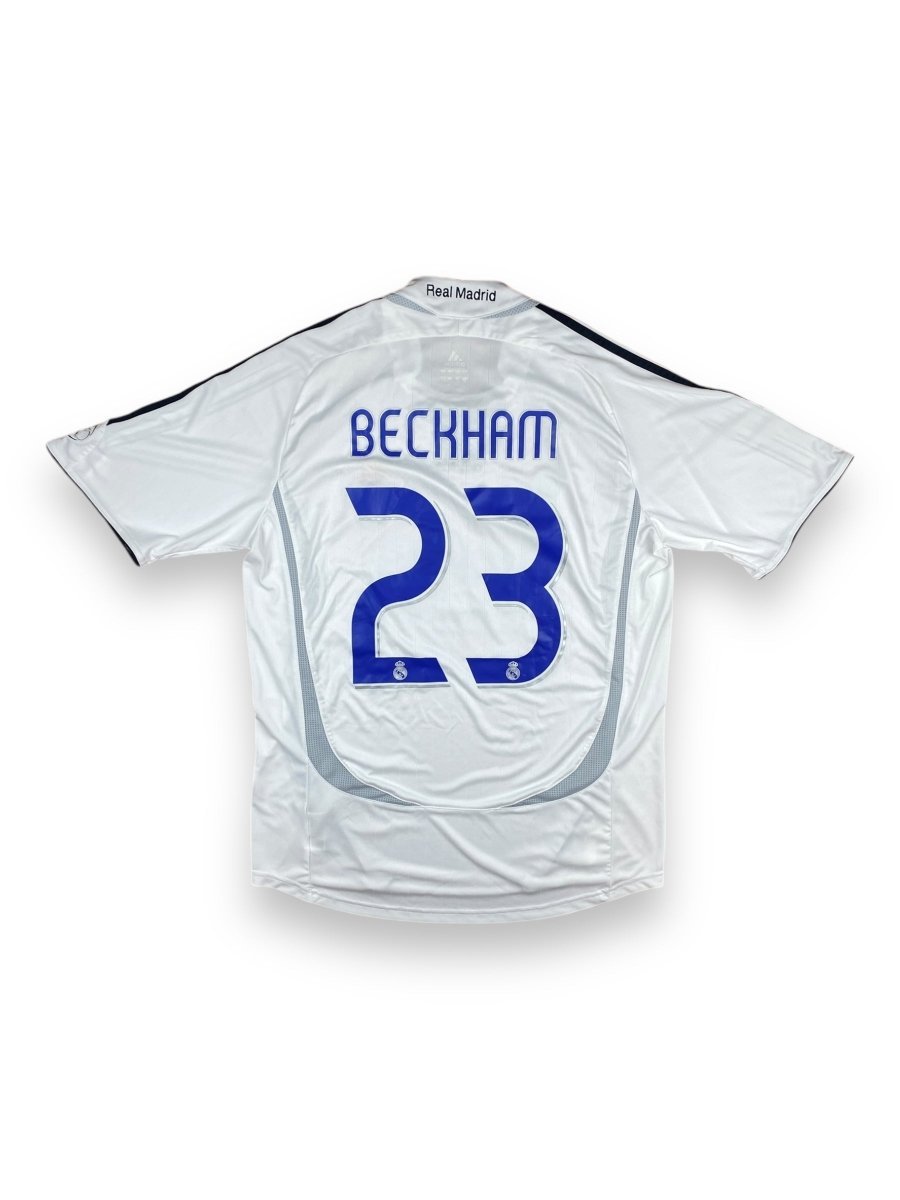 Real Madrid Home Shirt 2006/07 Beckham #23 - 9/10 - M