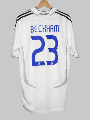 Real Madrid Home Shirt 2006/7 Beckham 23 (L)