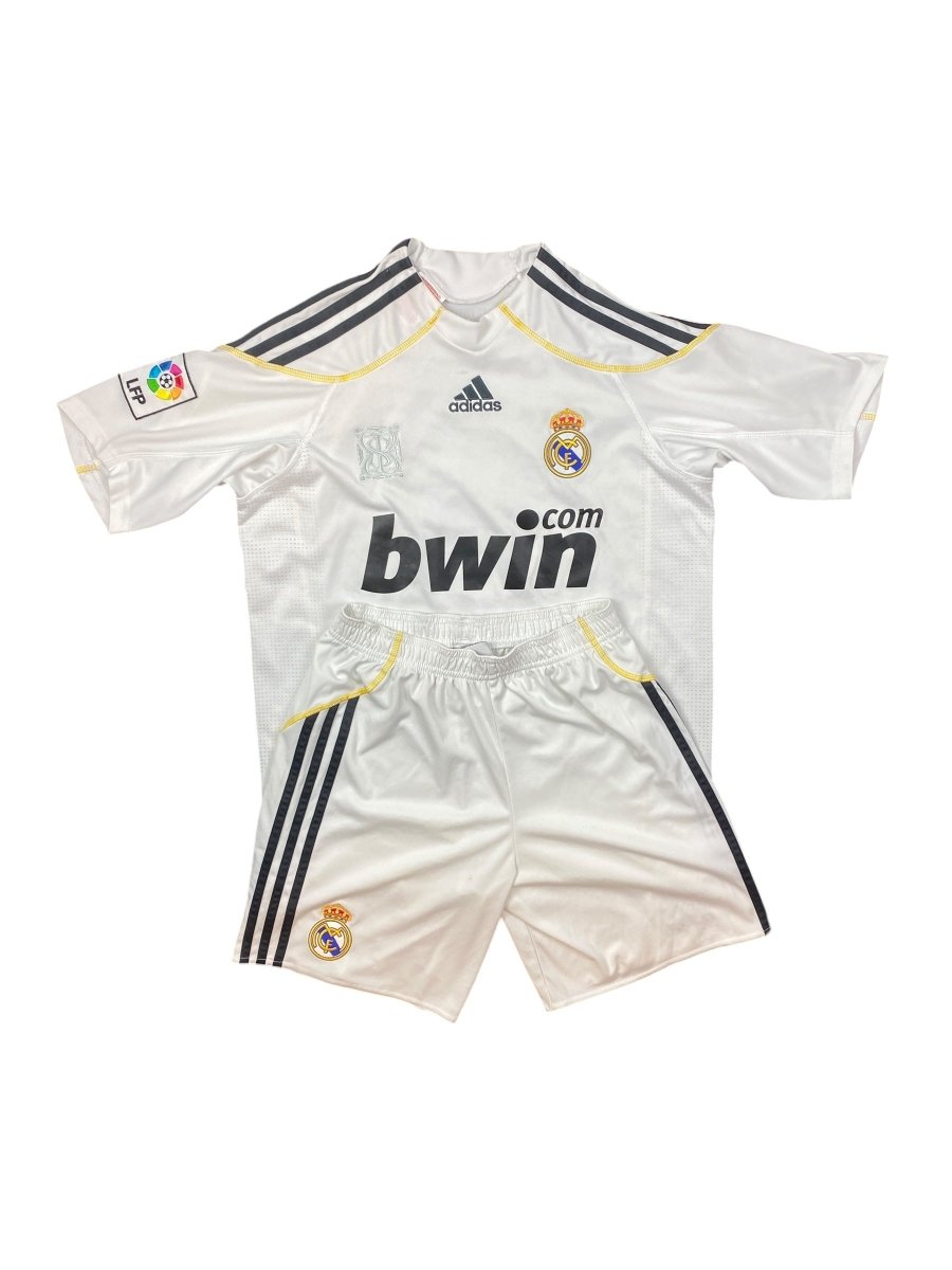 Real Madrid Home Shirt 2009/10 Ronaldo #9 - 9/10 - L Kids