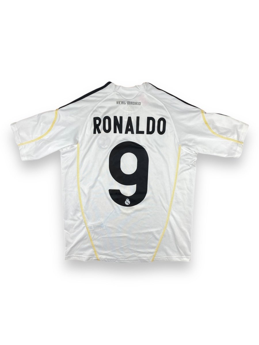 Real Madrid Home Shirt 2009/10 Ronaldo #9 - 9/10 - L Kids