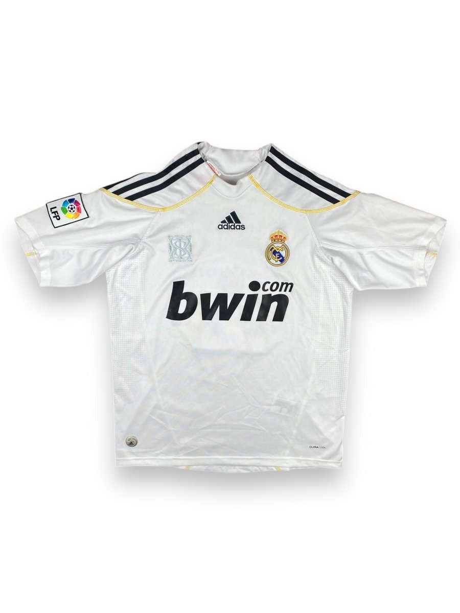 Real Madrid Home Shirt 2009/10 Ronaldo #9 - 9/10 - L Kids