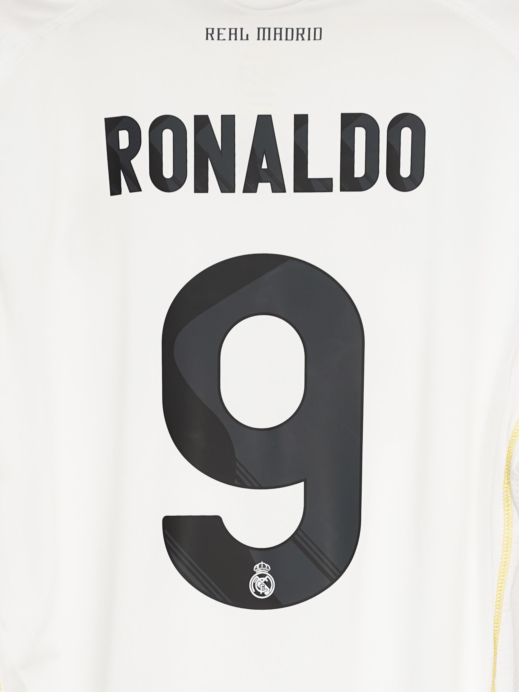 Real Madrid Home Shirt 2009/10 Ronaldo 9 (XL)