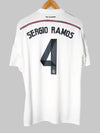 Real Madrid Home Shirt 2014/15 BNWT Sergio Ramos #4 (L)