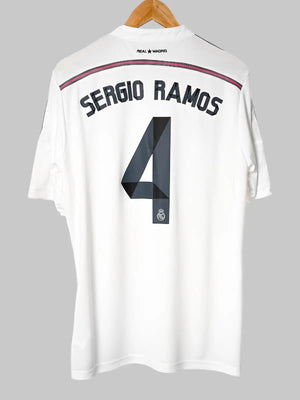 Real Madrid Heimtrikot 2014/15 BNWT Sergio Ramos 4 (L)