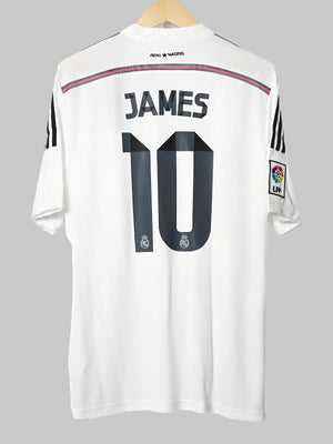Real Madrid Home Shirt 2014/15 James 10 BNWT (L)
