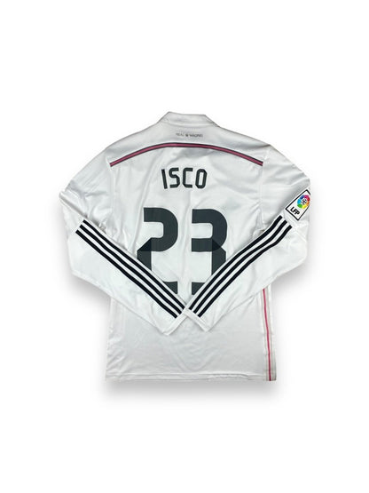 Real Madrid Home Shirt 2014/15 L/S Isco #23 - 9/10 - M