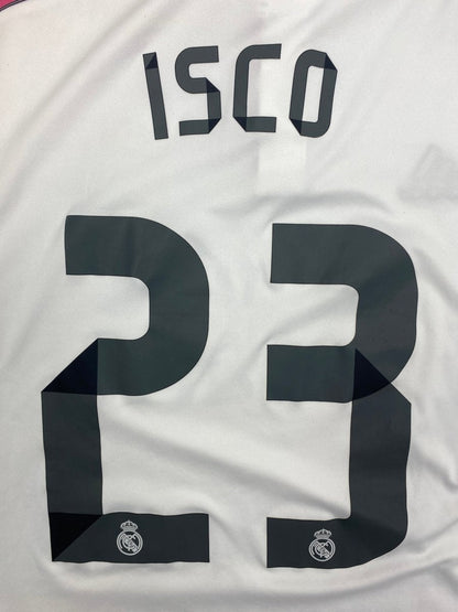 Real Madrid Home Shirt 2014/15 L/S Isco #23 - 9/10 - M