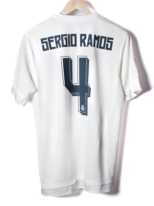 Real Madrid Home Shirt 2015/16 Ramos 4 (M)