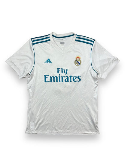 Real Madrid Home Shirt 2017/18 Benzema #9 - 9/10 - L