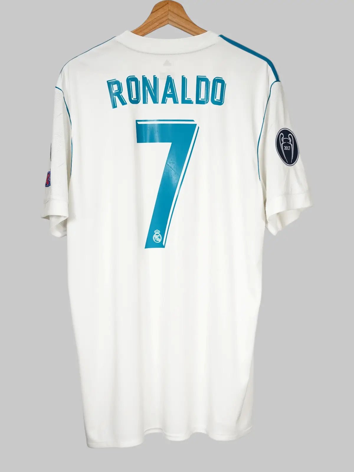 2017/18 Real Madrid Ronaldo #7 Home Shirt (XL) Adidas