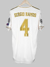 Real Madrid Home Shirt 2019/20 Player Issue Sergio Ramos #4 (L)