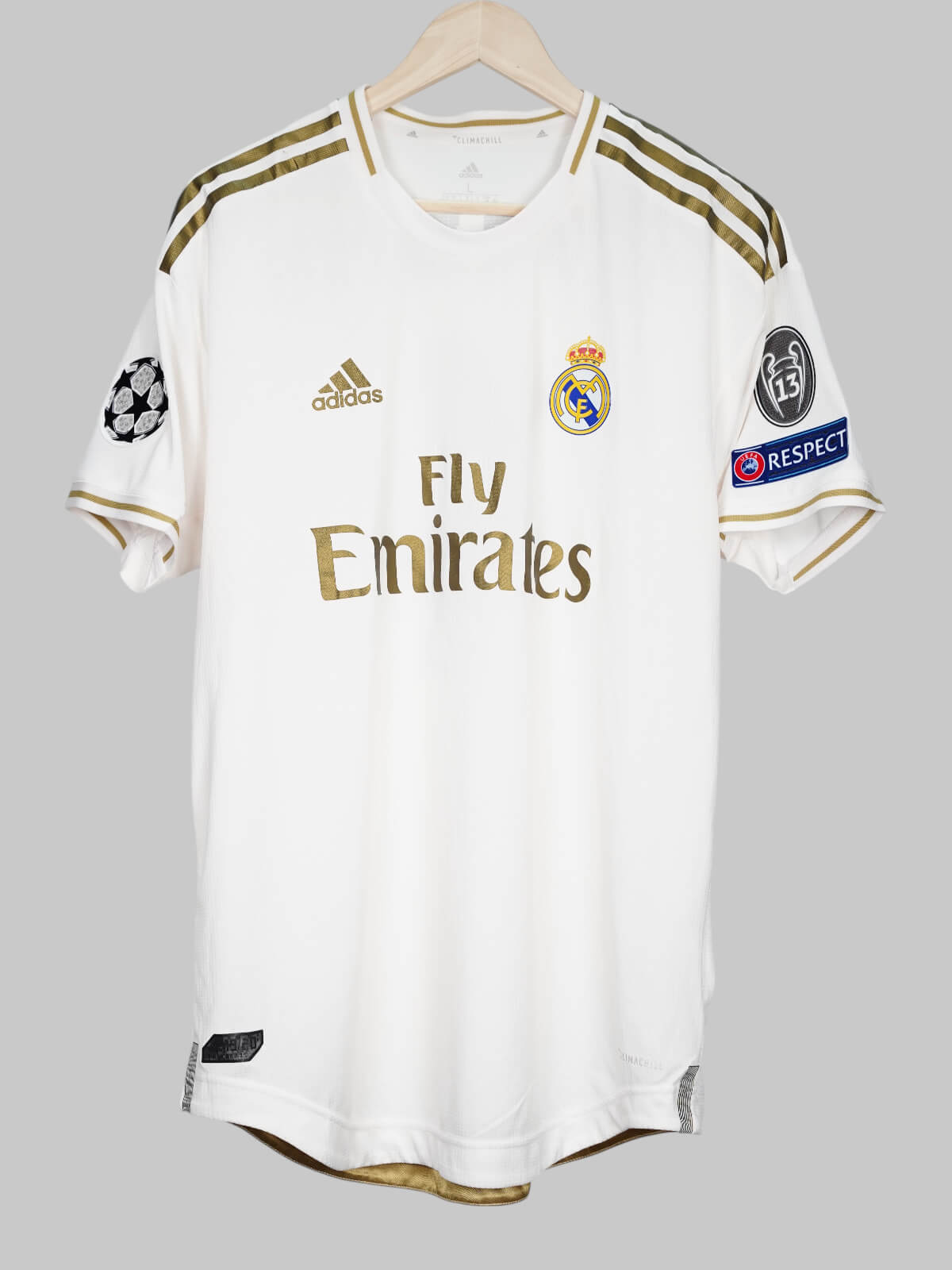 Real Madrid Home Shirt 2019/20 Player Issue Sergio Ramos 4 (L)