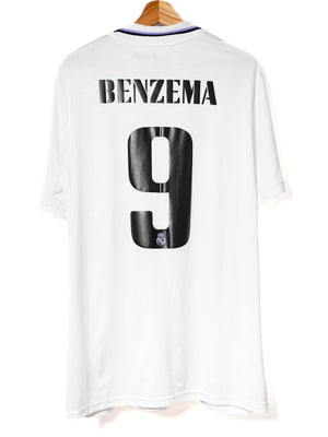 Real Madrid Home Shirt 2022/23 Benzema 9 (XL)