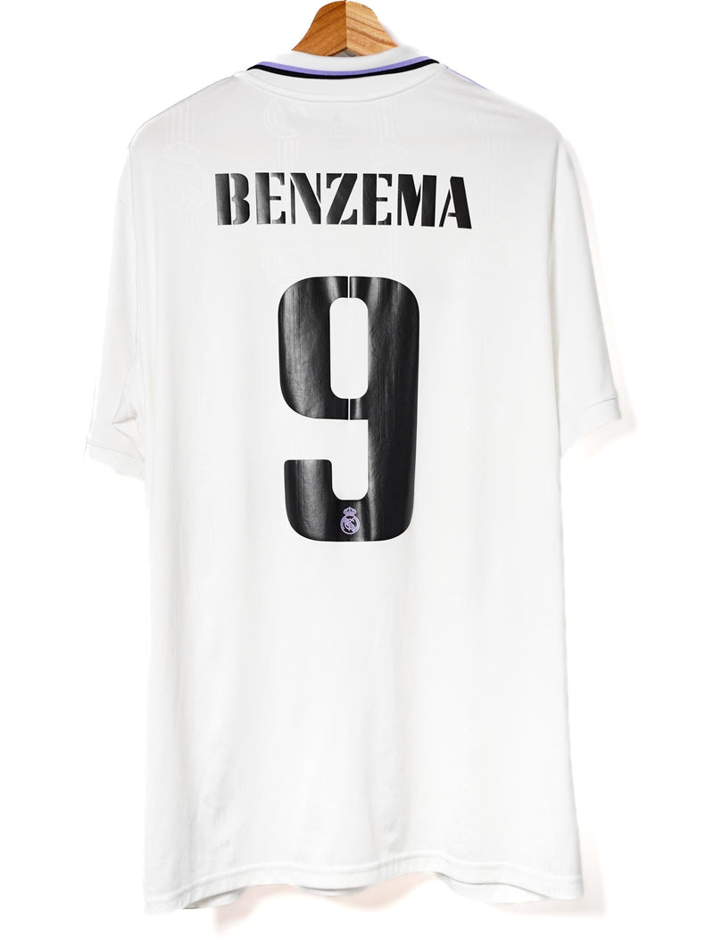 Real Madrid Home Shirt 2022/23 Benzema 9 (XL)