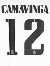 Real Madrid Home Shirt 2022/23 Signed Camavinga 12 with COA (L)