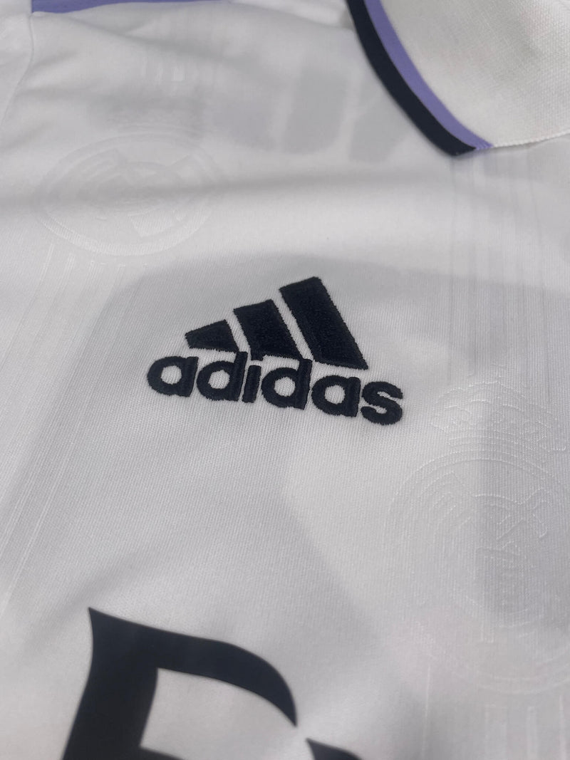 Real Madrid Home Shirt 2022/23 Signed Camavinga 12 with COA (L)