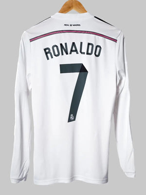 Real Madrid Thuisshirt Lange Mouw 2014/15 Ronaldo 7 (S)