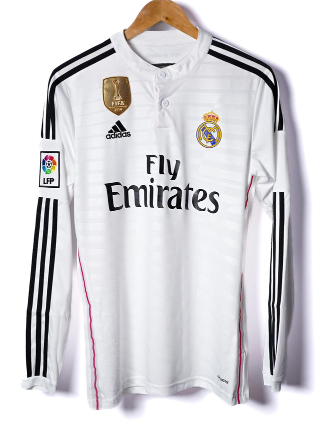 Real Madrid Home Shirt Long Sleeve 2014/15 Ronaldo 7 (S)