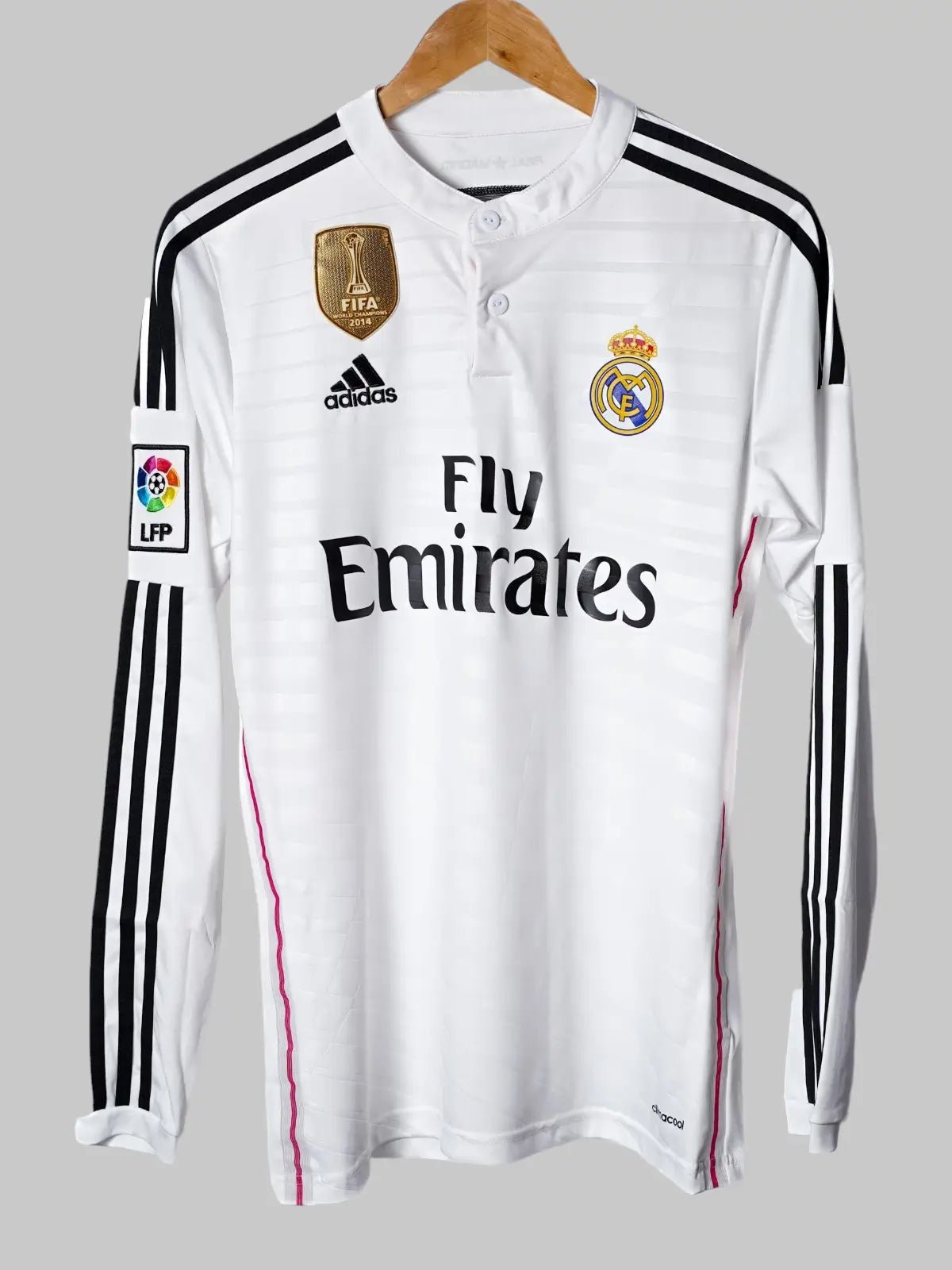 Real Madrid Home Shirt Long Sleeve 2014/15 Ronaldo 7 (S)