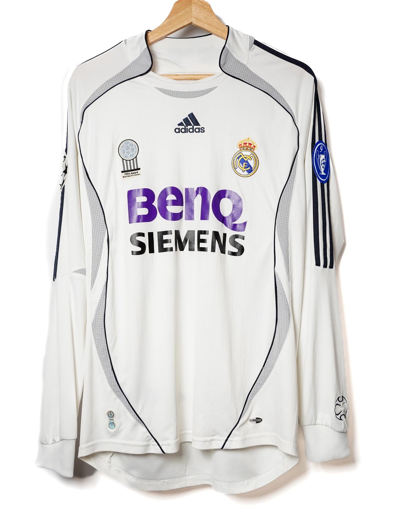 Real Madrid Home Shirt L/S 2006/07 Beckham 23 (M)
