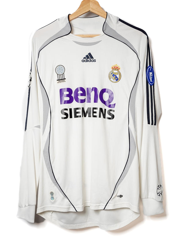 Real Madrid Home Shirt L/S 2006/07 Beckham 23 (M)