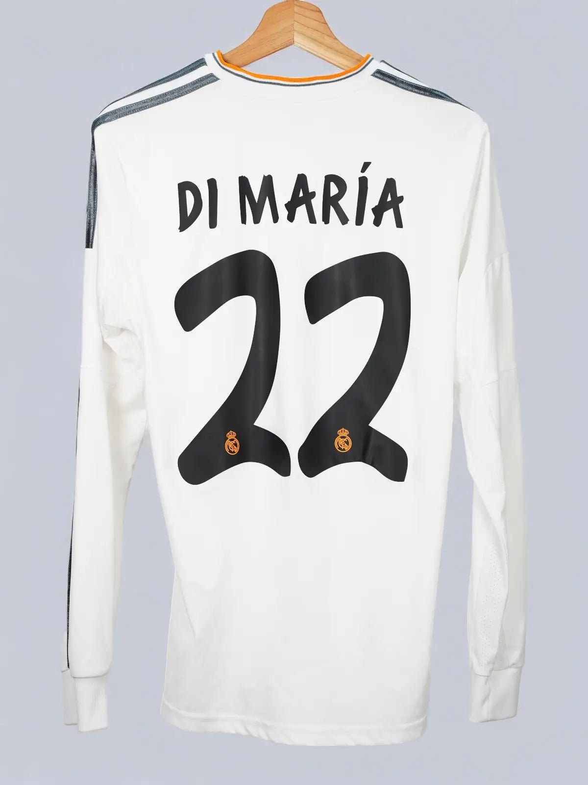 Real Madrid Home Shirt L/S 2013/14 Di Maria 22 (S)