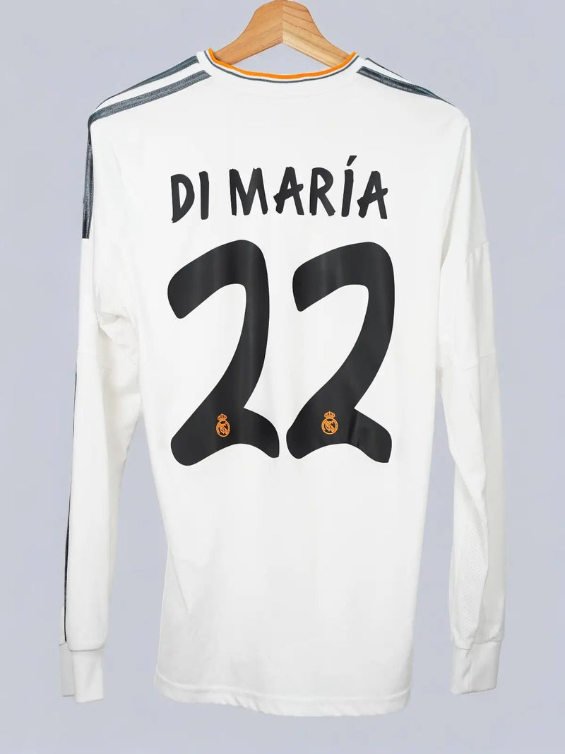 Real Madrid Home Shirt L/S 2013/14 Di Maria 22 (S)