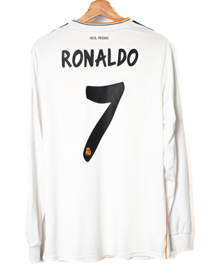 Real Madrid Home Shirt L/S 2013/14 Ronaldo 7 (M)