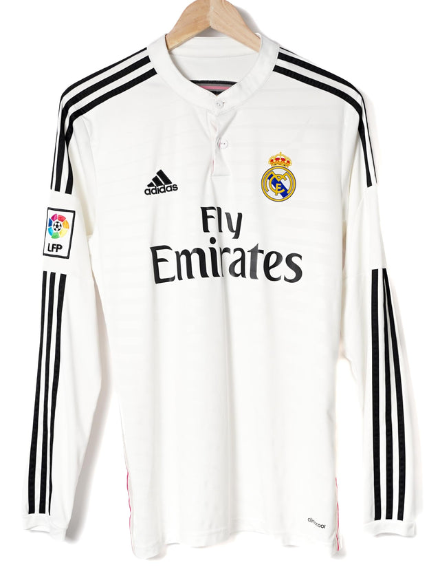 Real Madrid Home Shirt L/S 2014/15 James 10 (M)