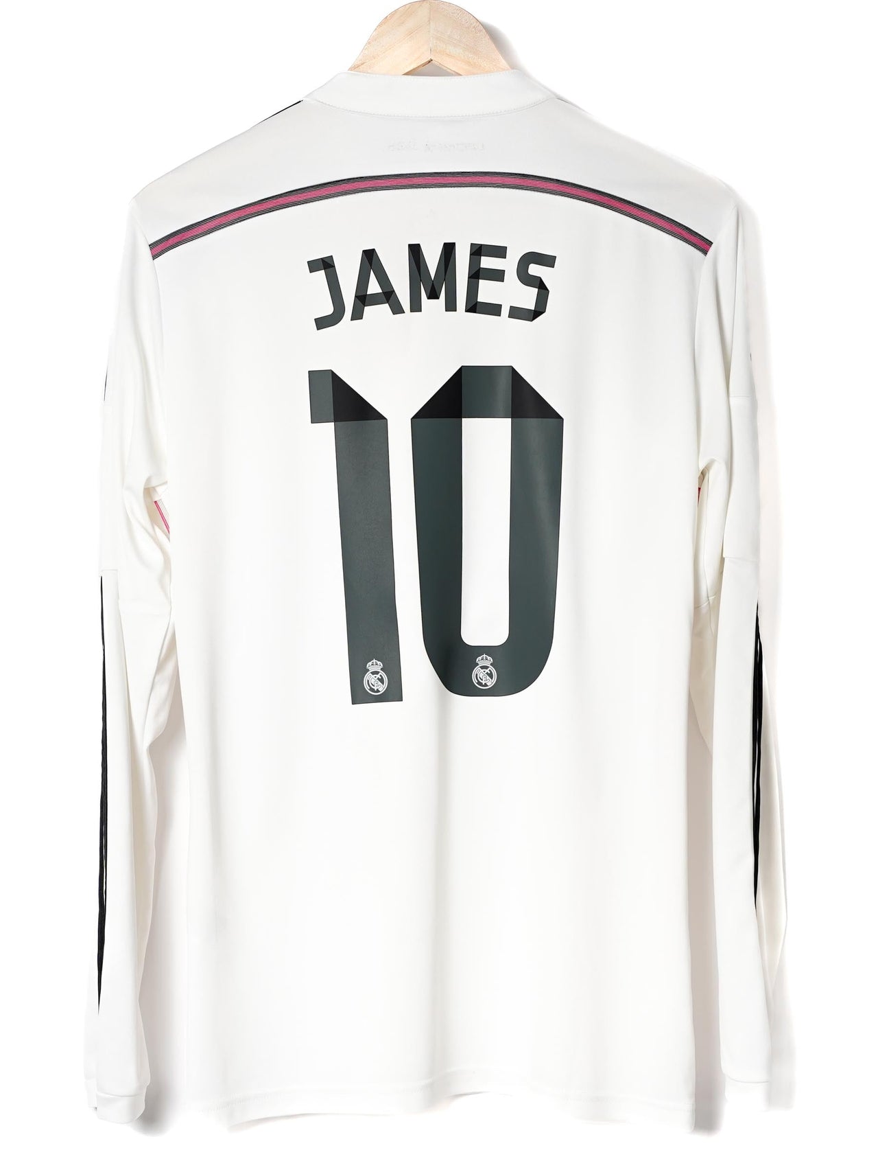 Real Madrid Home Shirt L/S 2014/15 James 10 (M)