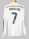 <tc>Real Madrid</tc> Maglia da casa a maniche lunghe 2014/15 <tc>Ronaldo</tc> #7 (S)