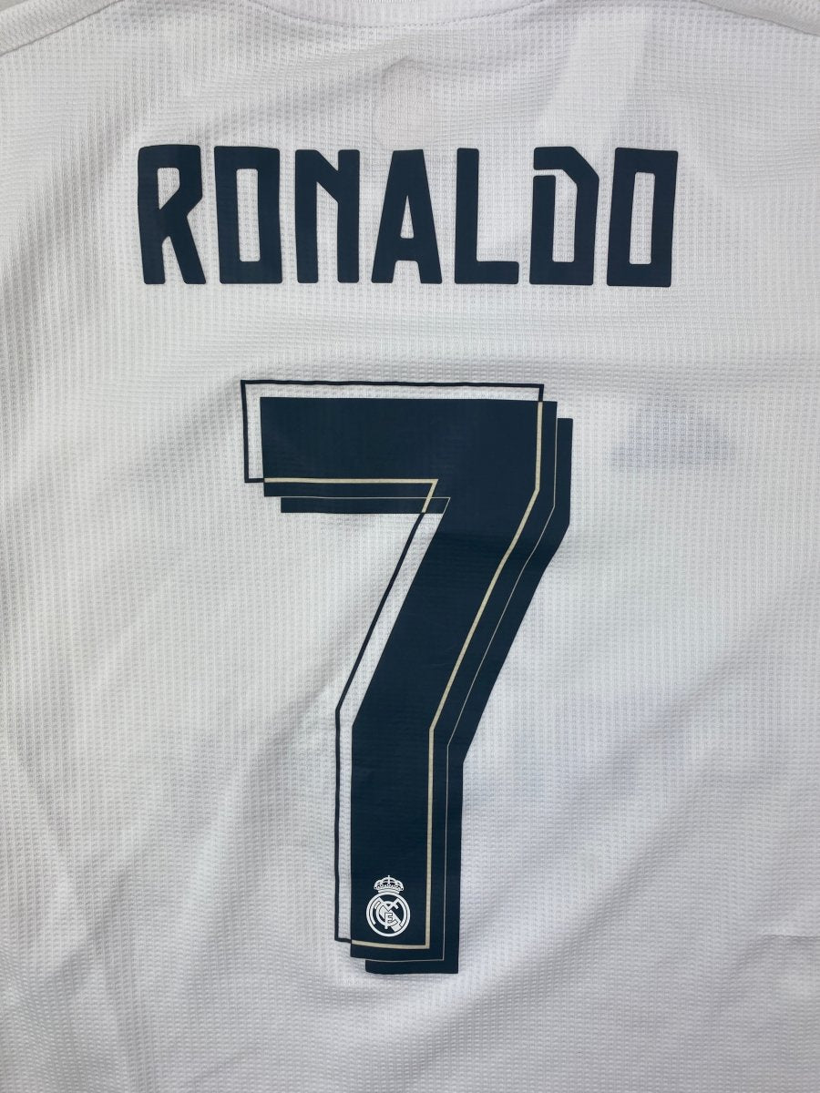 Real Madrid Home Shirt L/S 2015/16 Ronaldo #7 - 9/10 - M