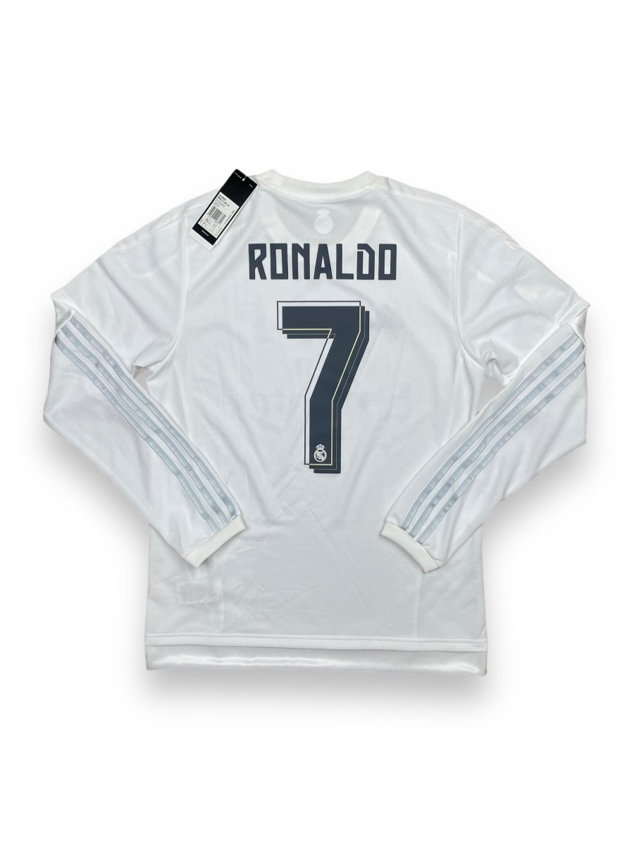 Real Madrid Home Shirt L/S 2015/16 Ronaldo #7 BNWT - 10/10 - M