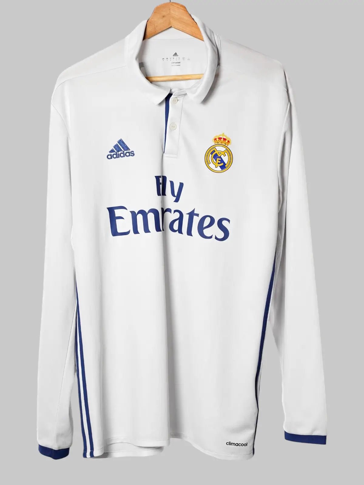 2016/17 Real Madrid Ronaldo #7 Home Shirt L/S (L) Adidas
