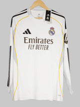 Real Madrid Home Shirt L/S 2025/26 Vini Jr. 7 BNWT (L)