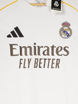 Real Madrid Home Shirt L/S 2025/26 Vini Jr. 7 BNWT (L)