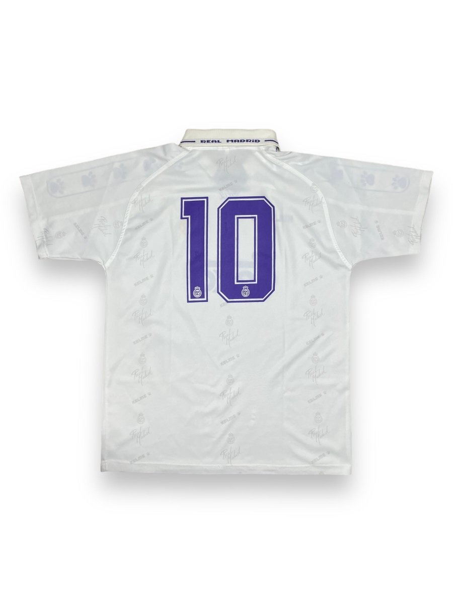 Real Madrid Player Issue Home Shirt 1994/96 Laudrup #10 - 9/10 - L