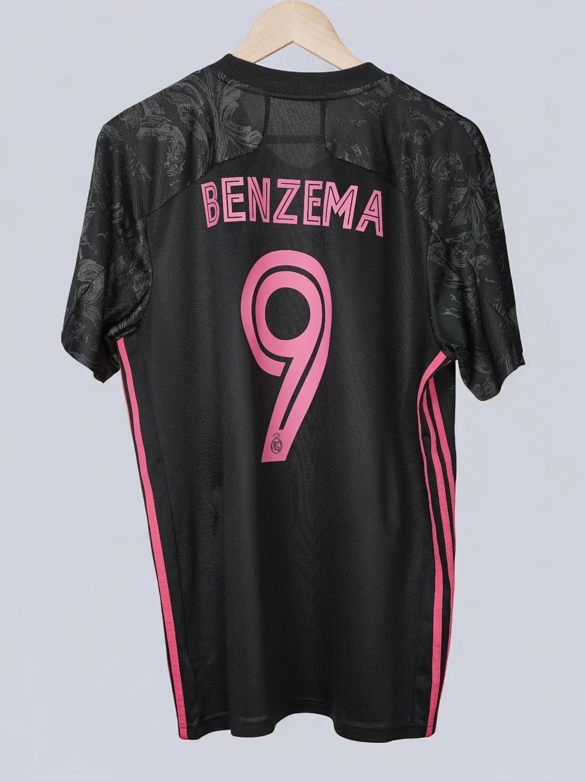 Real Madrid Third Shirt 2020/21 Benzema 9 (L)