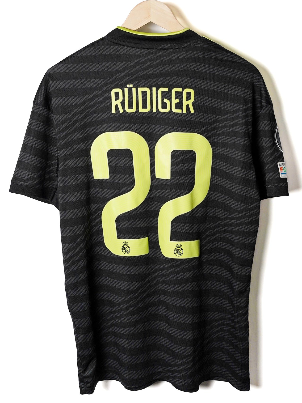 Real Madrid Third Shirt 2022/23 Rudiger 22 (M)