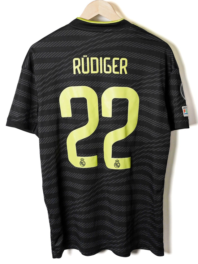 Real Madrid Third Shirt 2022/23 Rudiger 22 (M)