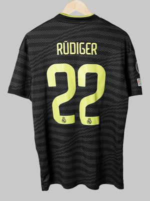 Real Madrid Derde Shirt 2022/23 Rudiger 22 (M)
