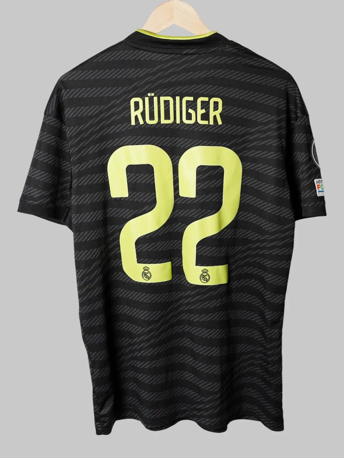 Real Madrid Third Shirt 2022/23 Rudiger 22 (M)