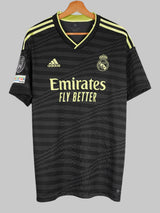Real Madrid Third Shirt 2022/23 Tchouameni 18 (L)