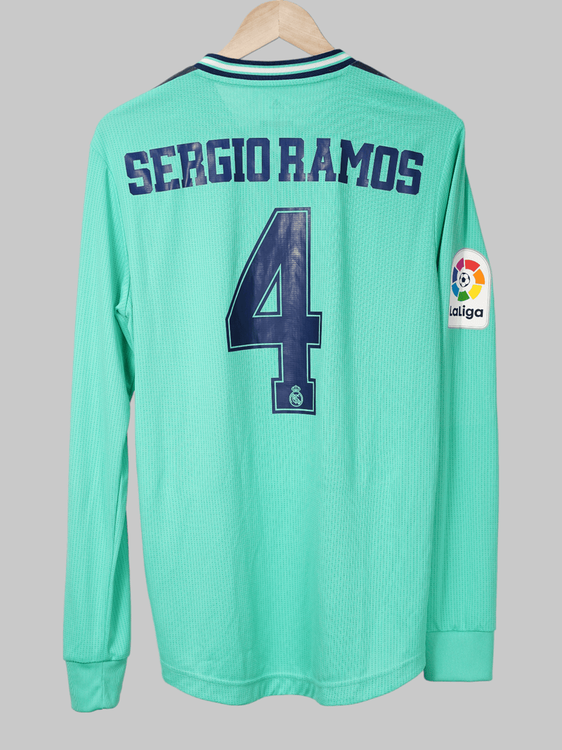Real Madrid Third Shirt L/S 2019/20 Sergio Ramos 4 Player Issue (M)