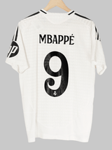 2024/25 Real Madrid Mbappe #9 Home Shirt Player Issue (L)