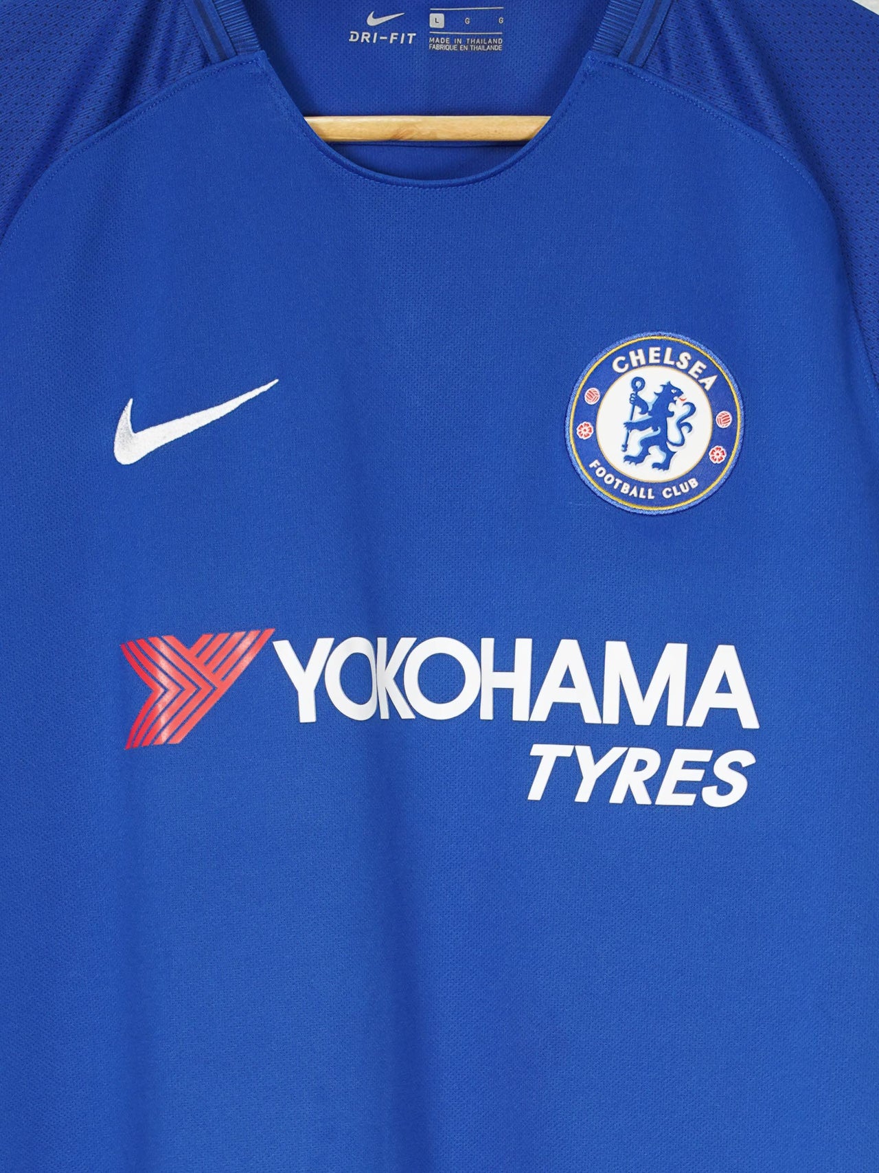 Chelsea Home Shirt 2017/18 Hazard #10 (L)
